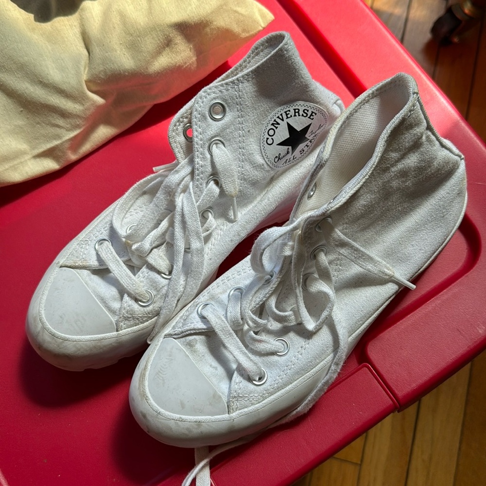 Converse high top sneakers